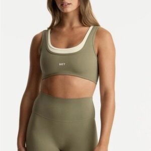SET Airluxe Breathe Parke Layer Scoop Bra